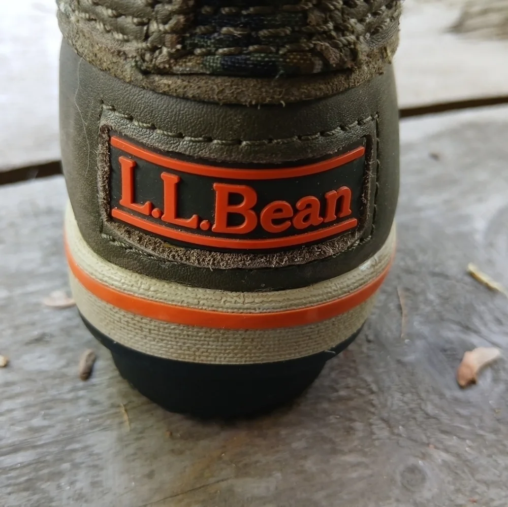 LL Bean Women’s Faux Fur Lined Camouflage Tek Primaloft  Boots Size 6